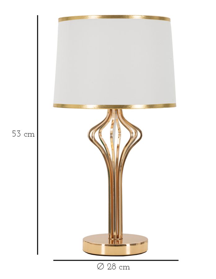 LAMPADA DA TAVOLO SLIMMY CM Ø 28X53 stile GLAM - immagine 7