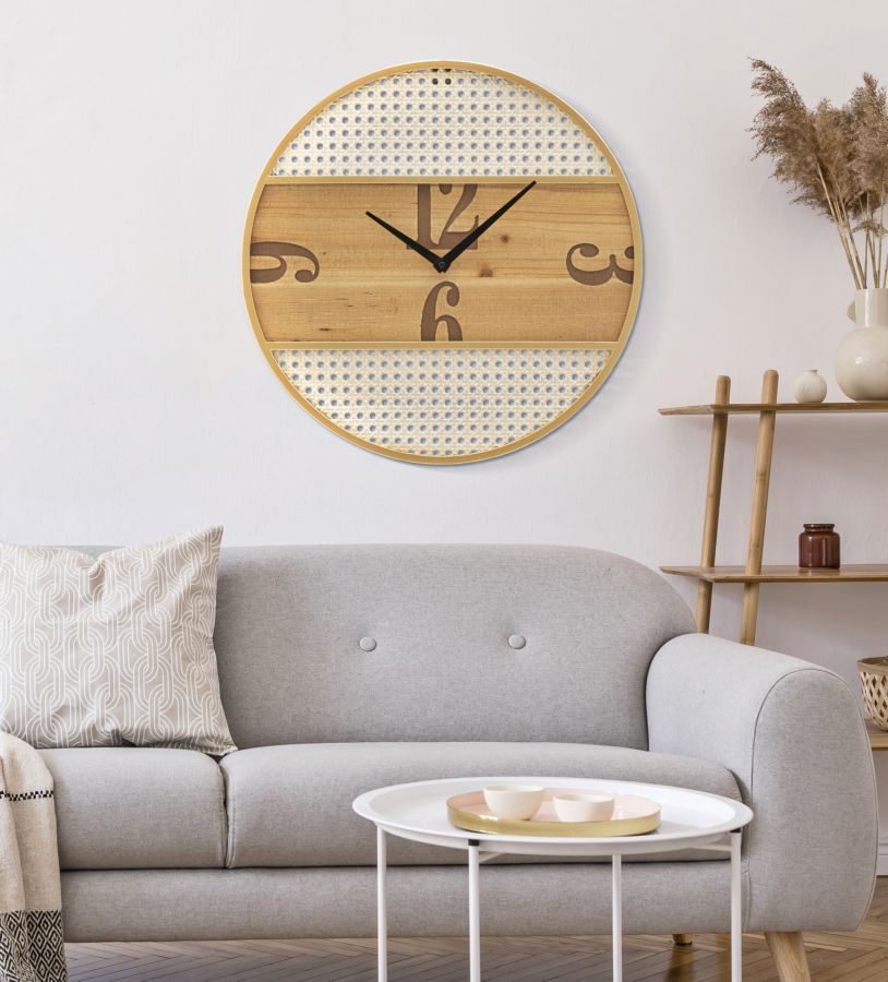 OROLOGIO FUJI CM Ø 50X3,5 stile BOHO CHIC - immagine 6