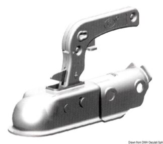 Osculati 02.010.74 Gancio Traino Tondo 35 Mm Max 750 Kg accessori e ricambi per carrelli trasporto imbarcazioni