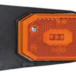 Osculati 02.021.51 Fanale Posizione Led Laterale Luce Arancio Staffa accessori e ricambi elettrici per carrelli portabarche