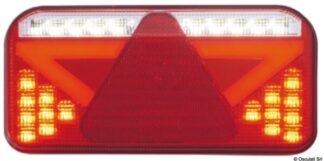 Osculati 02.022.31 Fanale Post. Led Sx Con Catadriotto Triangolare 6 Funz. fanali posteriori a led con catadiottro triangolare a 6 funzioni