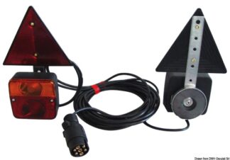 Osculati 02.023.23 Kit Luci Led Fissaggio Magnetico Freccia Dinamica accessori e ricambi elettrici per carrelli portabarche