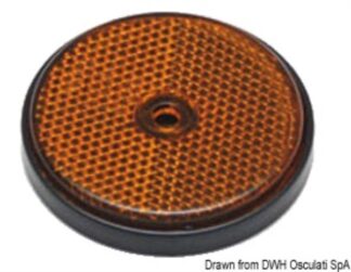 Osculati 02.023.30 Catarifrangente Arancio 60 Mm accessori e ricambi elettrici per carrelli portabarche