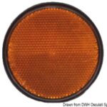 Osculati 02.023.32 Catarifrangente Adesivo Arancio 60 Mm accessori e ricambi elettrici per carrelli portabarche