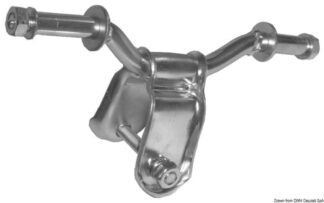 Osculati 02.029.33 Staffa Rullo Laterale Rialzata 40 Mm accessori e ricambi per carrelli trasporto imbarcazioni