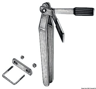 Osculati 02.040.37 Fermo Di Prua Completo H 50 Cm accessori e ricambi per carrelli trasporto imbarcazioni