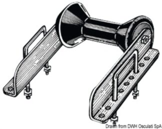 Osculati 02.040.71 Rullo Posteriore 60 Mm Singolo accessori e ricambi per carrelli trasporto imbarcazioni