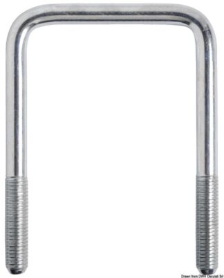 Osculati 02.040.86 Staffa Ad U 70 Mm accessori e ricambi per carrelli trasporto imbarcazioni