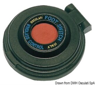 Osculati 02.342.01 Pulsantiera A Pedale Rosso/Nero accessori verricelli salpancora