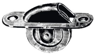 Osculati 03.307.00 Carrucola Da Incasso 60 Mm carrucole e molle