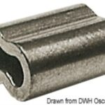 Osculati 04.569.02 Manicotti Rame Mm 2 impiombature accessori per sartie