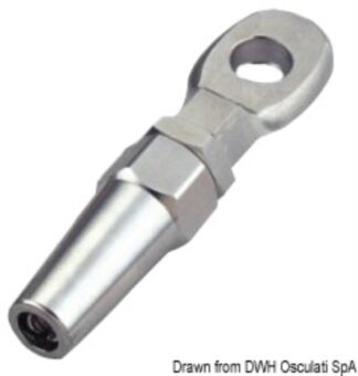 Osculati 05.219.06 Terminale Inox Occhio Ø 6 Mm terminali e redance