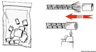 Osculati 06.202.00 Terminali In Plastica Per Cime proteggi cime accessori per cime rete battagliola