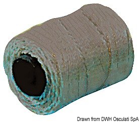 Osculati 06.409.25 Treccia Nera Per Fucile Sub 2,5 Mm cime per ormeggio e parabordi