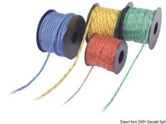 Osculati 06.423.02Gi Bobina Treccia In Pp 2 Mm X 30 M Gialla cime per ormeggio e parabordi