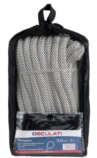 Osculati 06.444.96 Cima Con Occhio 16 Mm X 11 M Nera cime per ormeggio e parabordi