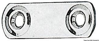 Osculati 06.709.03 Piastrina Fissa Cinghie 50X16 Mm nastri fettuccia fasce ed accessori