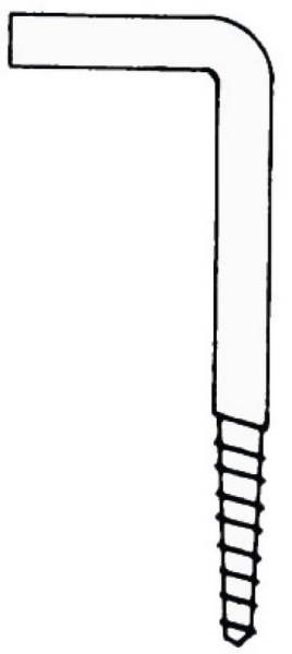 Osculati 09.035.03 Rampini Inox Vite 47 X 4 Mm (Blister 5 Pz) grilli moschettoni