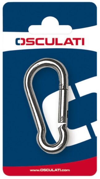 Osculati 09.189.06 Moschettone Inox 6 Mm (Retail 1 Pz.) moschettone in acciaio inox aisi 316 lucidato a specchio