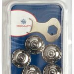 Osculati 10.444.51 Blister 5 Maschi Loxx A Ghiera Inox bottoni occhioli ed accessori di fissaggio