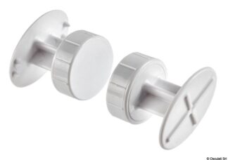 Osculati 10.600.01 Coppia Di Ancoraggi Magnetici Fa (Pos./Neg.) 31 Mm bottoni occhioli ed accessori di fissaggio