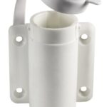 Basetta nylon bianca a parete 3 contatti - 11.000.15 Osculati