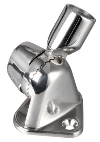 Osculati 11.000.20 Basetta Inox Regolabile Aerodinamics luci 360 e aste luminose a led omologate rina per imbarcazioni fino a 50 m visibilita 2 nm