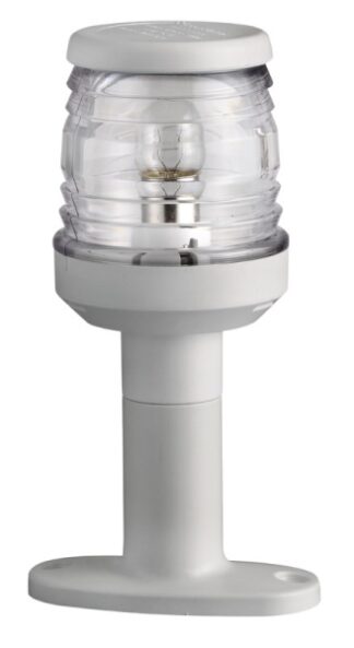 Osculati 11.132.99 Fanale Testa Albero Con Base Bianco luci 360 aste e combinati fino a 20 m omologate rina e uscg
