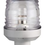 Osculati 11.133.04 Fanale Testa Albero 360° Con Codulo Bianco luci 360 aste e combinati fino a 20 m omologate rina e uscg