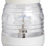 Osculati 11.135.01 Fanale Testa Albero Bianco/Bianco 360° 12 V luci 360 fino a 20 m omologate rina e uscg