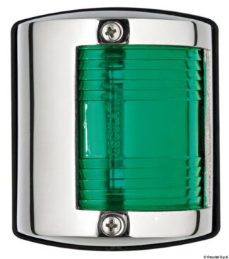 Osculati 11.414.02 Fanale U85 Inox Verde luci di via fino a 12 metri