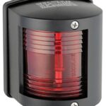 Osculati 11.415.01 Fanale U77 Rosso/Nero luci di via fino a 12 metri