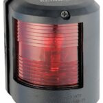 Osculati 11.417.01 Fanale U78 Rosso-Nero 12 V luci fino a 20 m