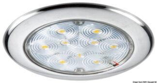 Osculati 13.179.90 Plafoniera 9 Led Luce Bianca faretti e plafoniere in metallo