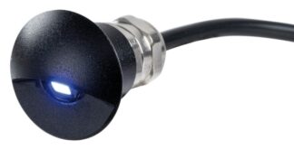 Osculati 13.182.11 Luce Di Cortesia Luce Led Blu Corpo Nero Opaco luci di cortesia led ultracompatto con look minimalista verso il basso