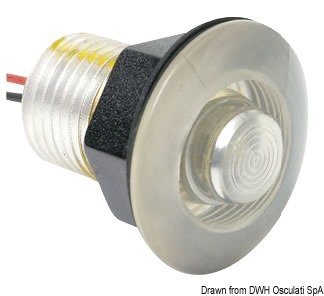Osculati 13.183.02 Luce Di Cortesia A Led Rossa luci segnapasso e di cortesia in plastica
