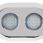 Osculati 13.273.30 Luce Subacquea A Led Luce Bianca 120 W luci subacquee led per plancette specchi poppa e carene