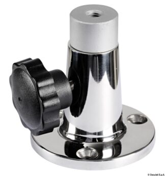 Osculati 13.240.80 Basetta Inox Completa fari illuminazione pozzetti ponti e fari crocetta