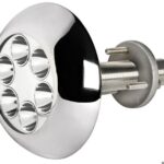 Osculati 13.294.00 Faro Subacqueo 6 Led Bianchi Con Prigioniero fari da murata e plancetta subacquei