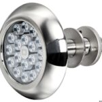 Osculati 13.300.10 Faro Subacqueo 18 Led Blu Con Prigioniero luce subacquea per carena specchio di poppa plancetta