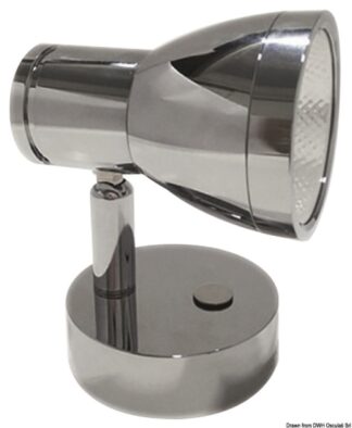 Osculati 13.439.58 Faretto Reading Led Cree faretti da lettura e carteggio metallo