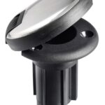 Basetta nera incasso cappuccio inox 3 contatti - 11.000.24 Osculati