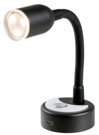 Osculati 13.867.36 Faretto Led Snodato Nero 240 Mm faretto led snodato