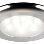 Osculati 13.877.85 Plafoniera Led Incasso Sole Ghiera Cromata Switch plafoniera led da incasso sole