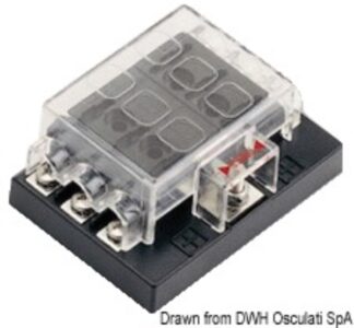 Osculati 14.100.70 Box Per 6 Fusibili Lamellari fusibili e portafusibili