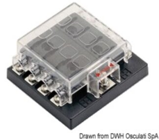 Osculati 14.100.71 Box Per 8 Fusibili Lamellari fusibili e portafusibili