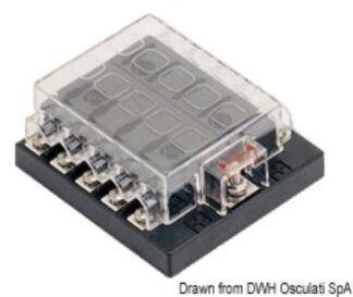 Osculati 14.100.72 Box Per 10 Fusibili Lamellari fusibili e portafusibili