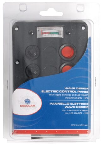 Osculati 14.104.05 Pannello Elettrico Wave 3+Voltmetro pannelli e quadri elettrici