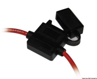 Osculati 14.115.17 Portafusibili A Lamella Stagno fusibili e portafusibili