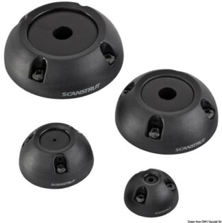 Osculati 14.170.84 Premistoppa Plastica Nera Ø 4/9 Mm Cf. 10 Pz passacavi e premistoppa